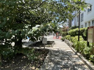山谷堀公園・地方橋の遺構と歩道