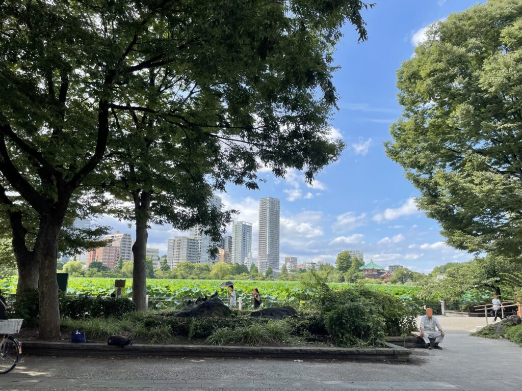 上野恩賜公園の入口。