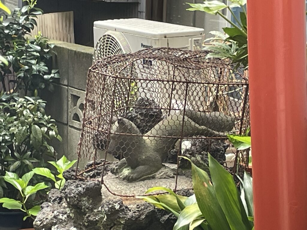 豊川稲荷大明神にいる可愛らしいお狐様。