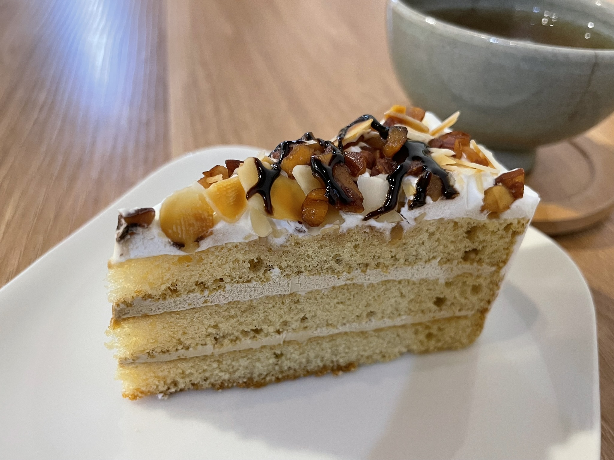 【キャラメルナッツショートケーキ】