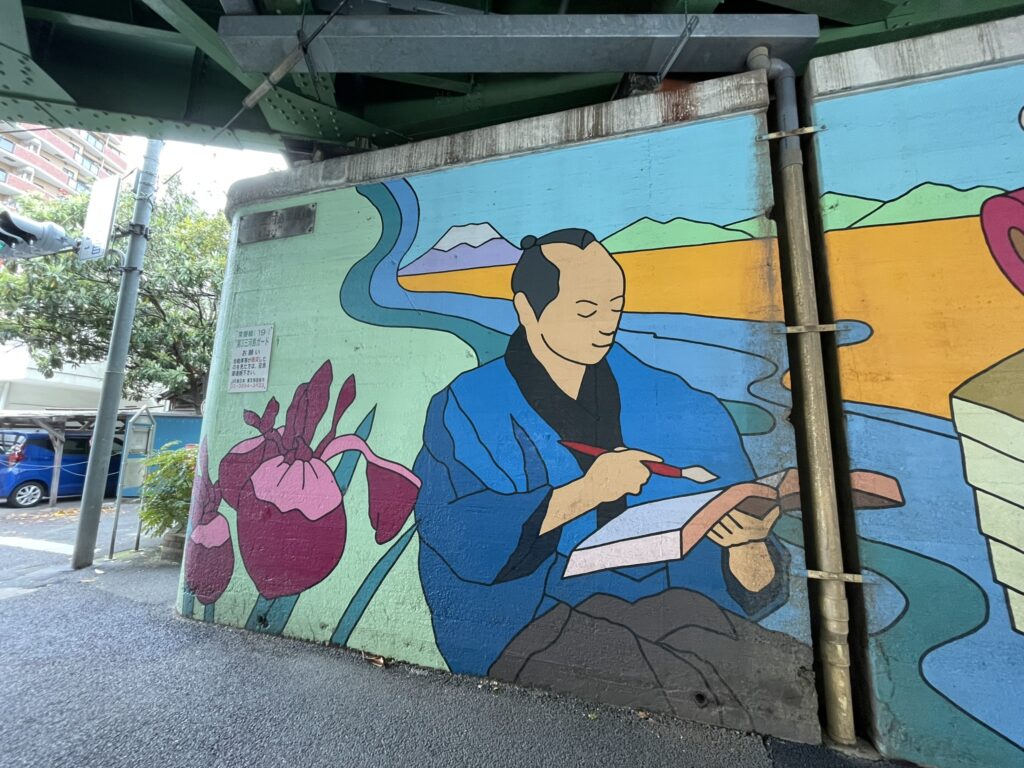 常磐線のガード下。