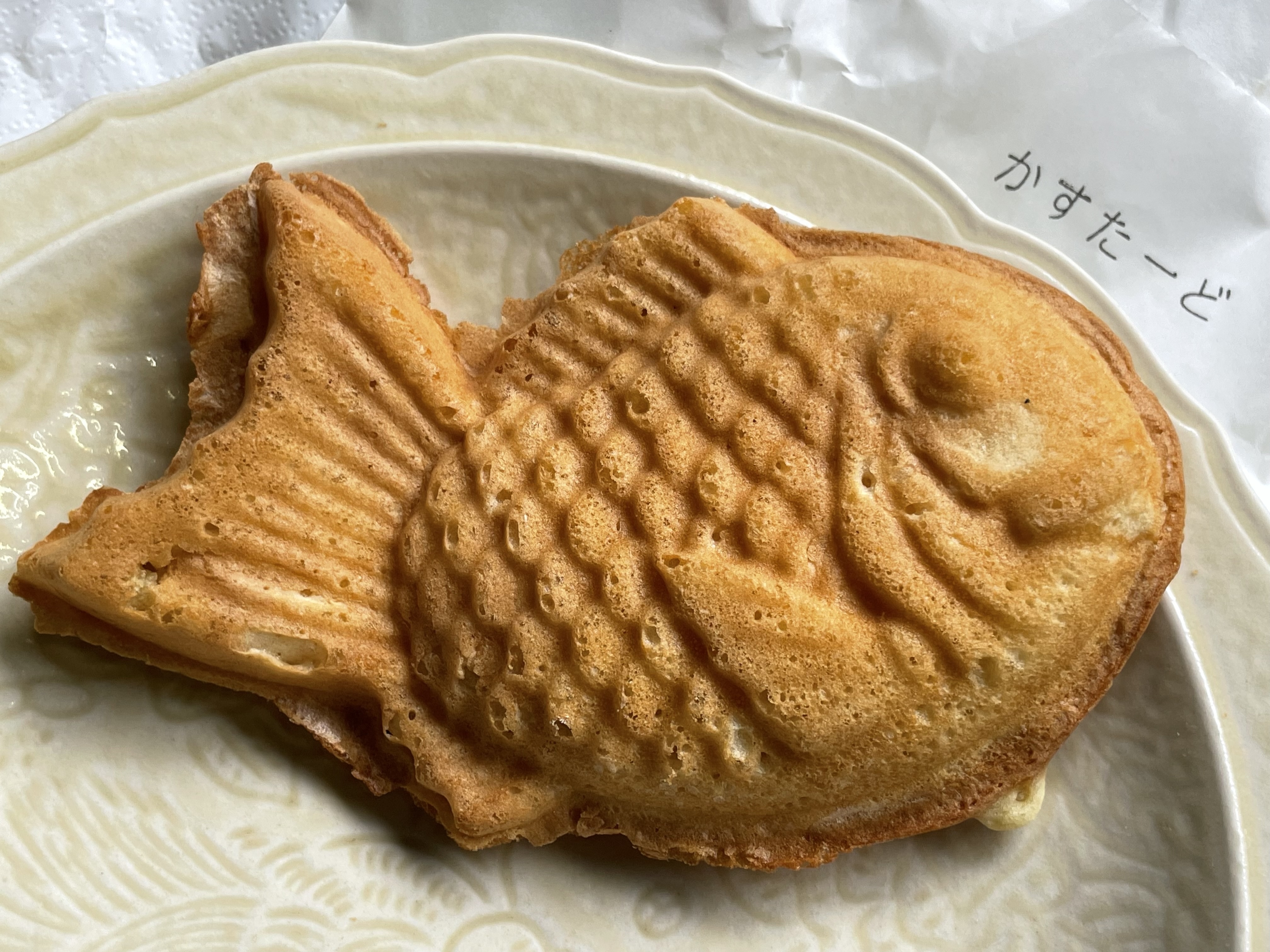 「カスタードクリーム」のたい焼き