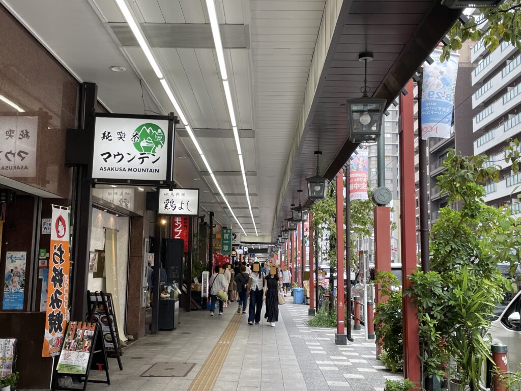 雷門通りではイベントも開催される