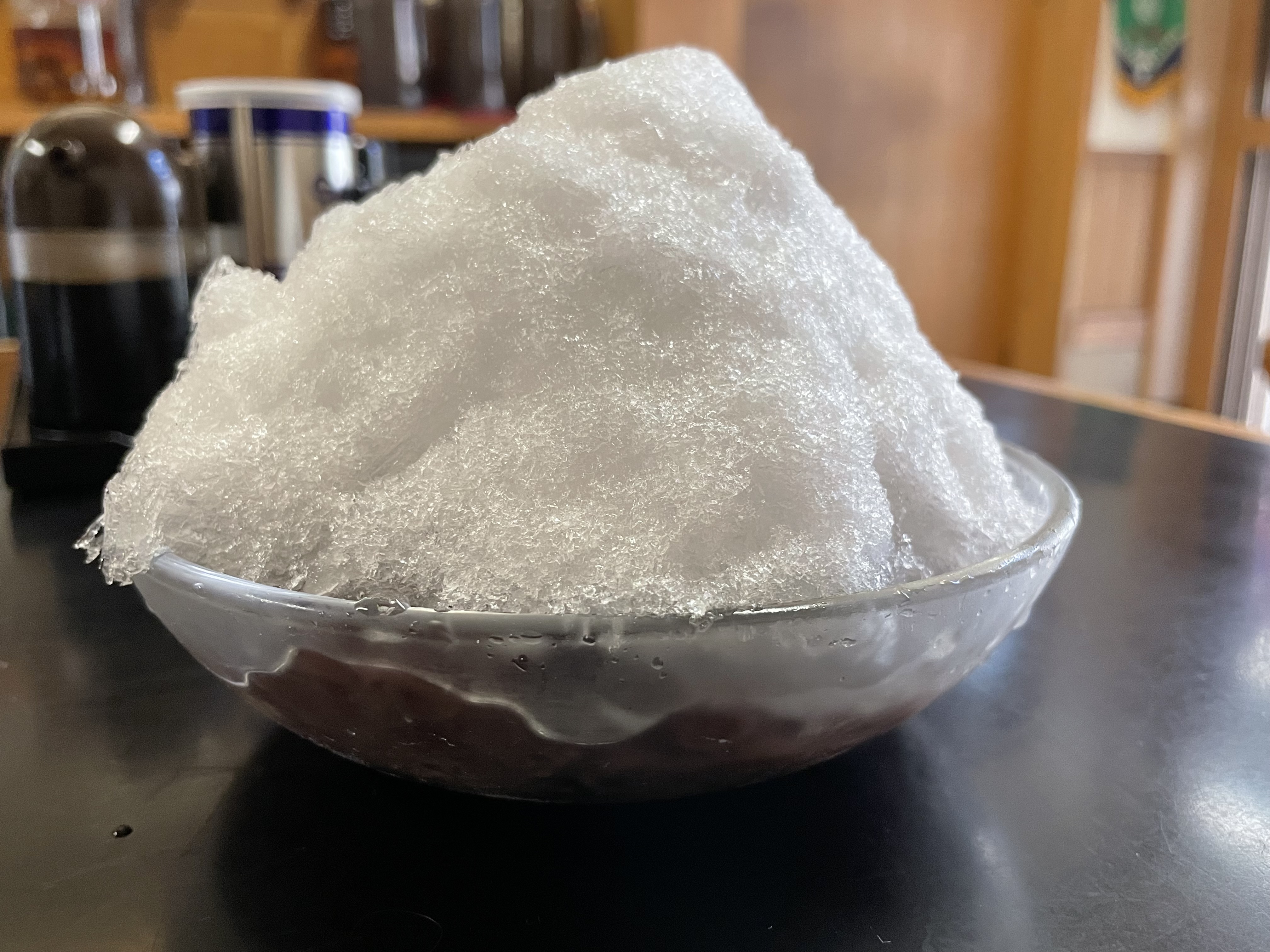 【氷あずき】※氷の下に小豆とあんこ