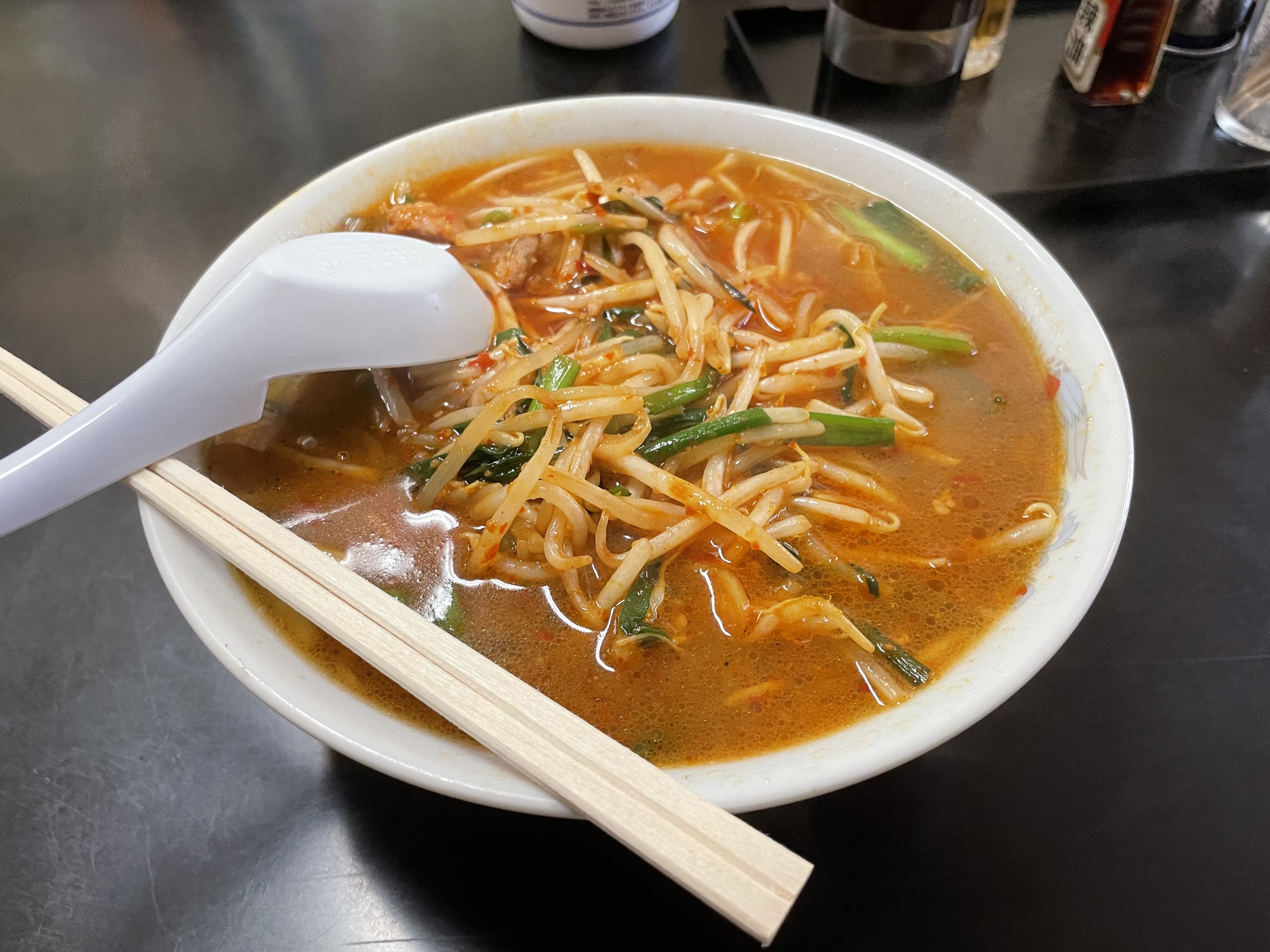 【スタミナみそラーメン辛さ2倍】※トーバンジャン、コチュジャン（唐辛子みそ）、自家製ラー油を使用