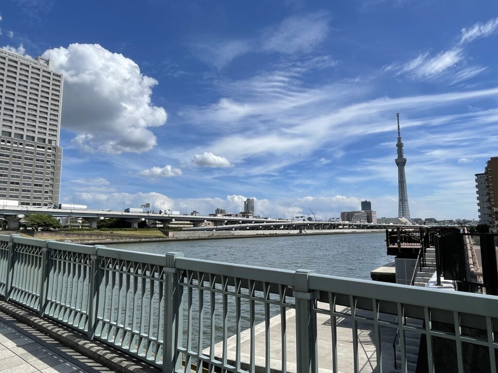 隅田川には「白鬚橋」のほか、たくさんの橋がかかっている