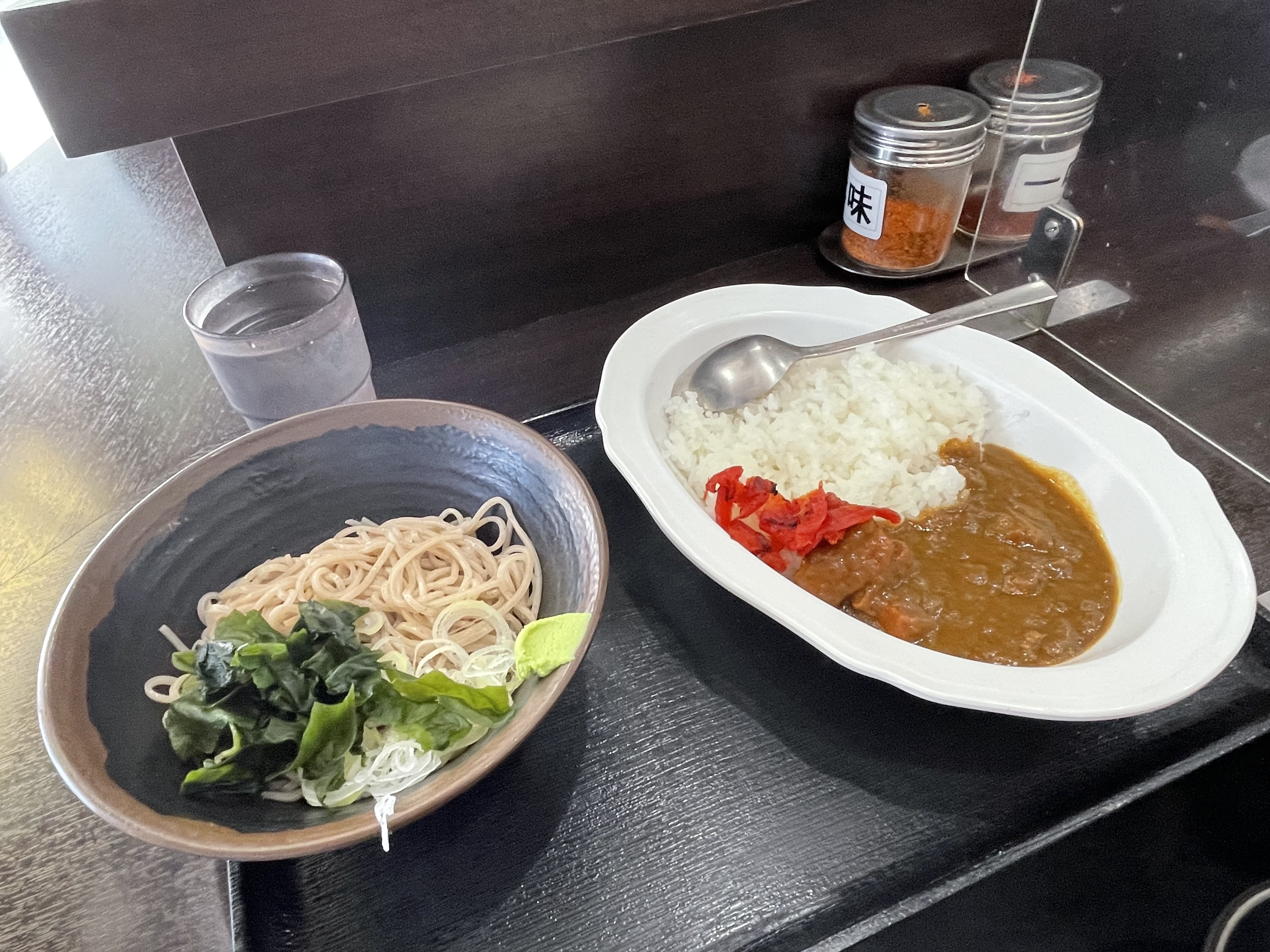 カレーセット冷そば