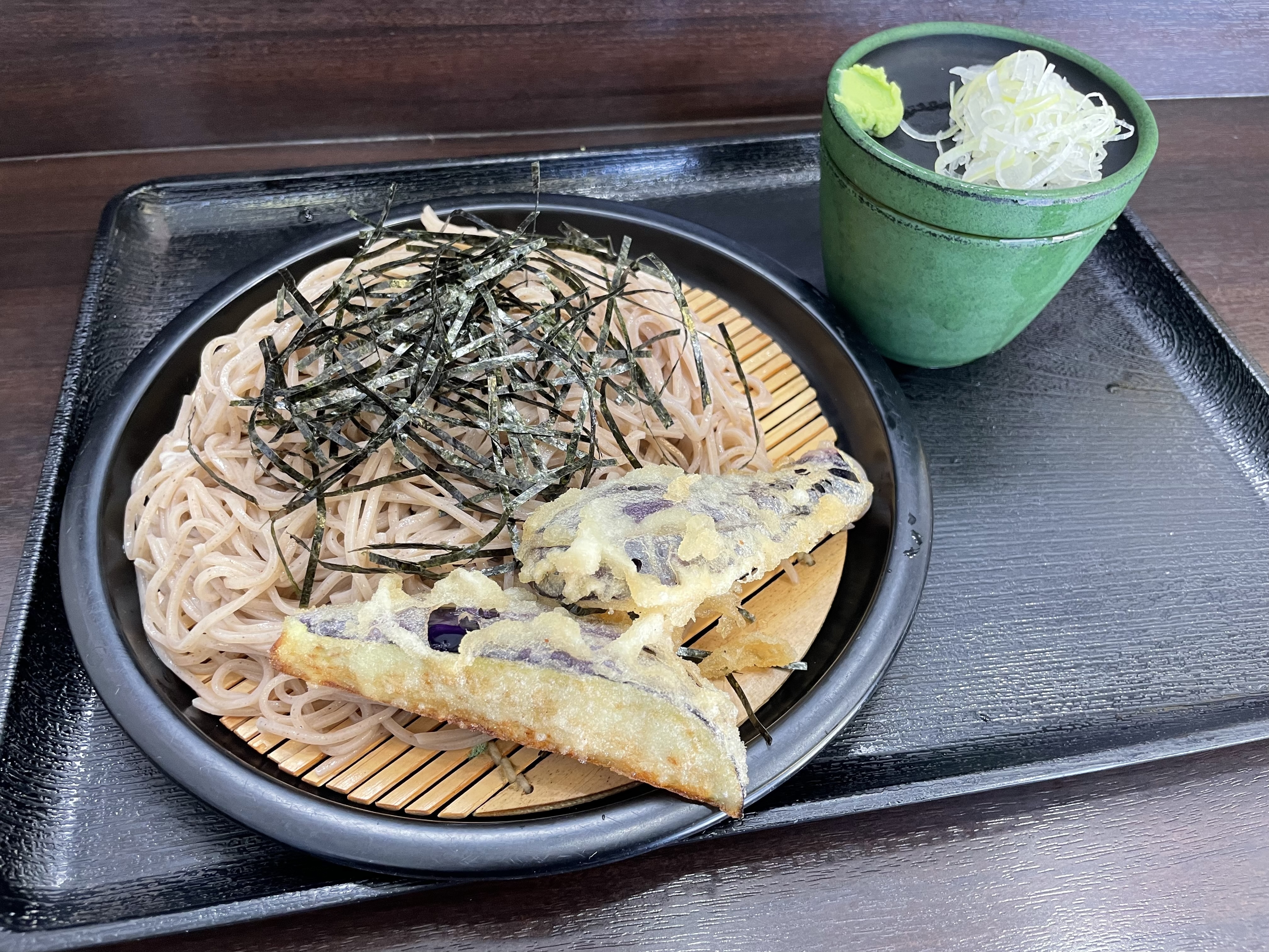 2枚ざるそば（冷）・ナス天