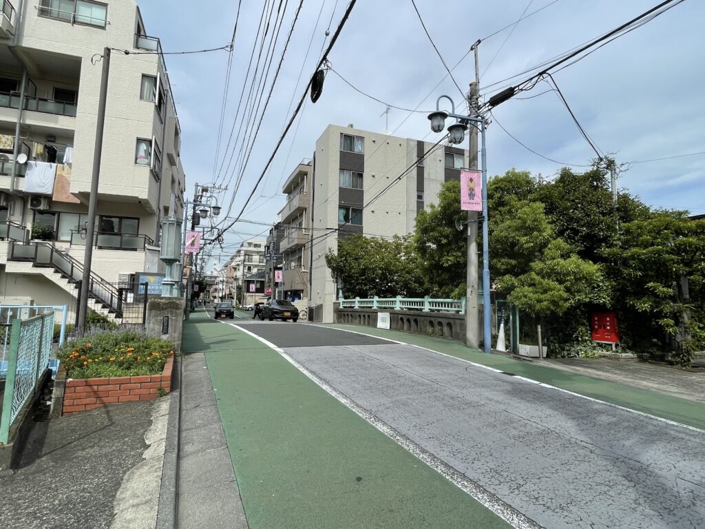 品川の「涙橋」である浜川橋