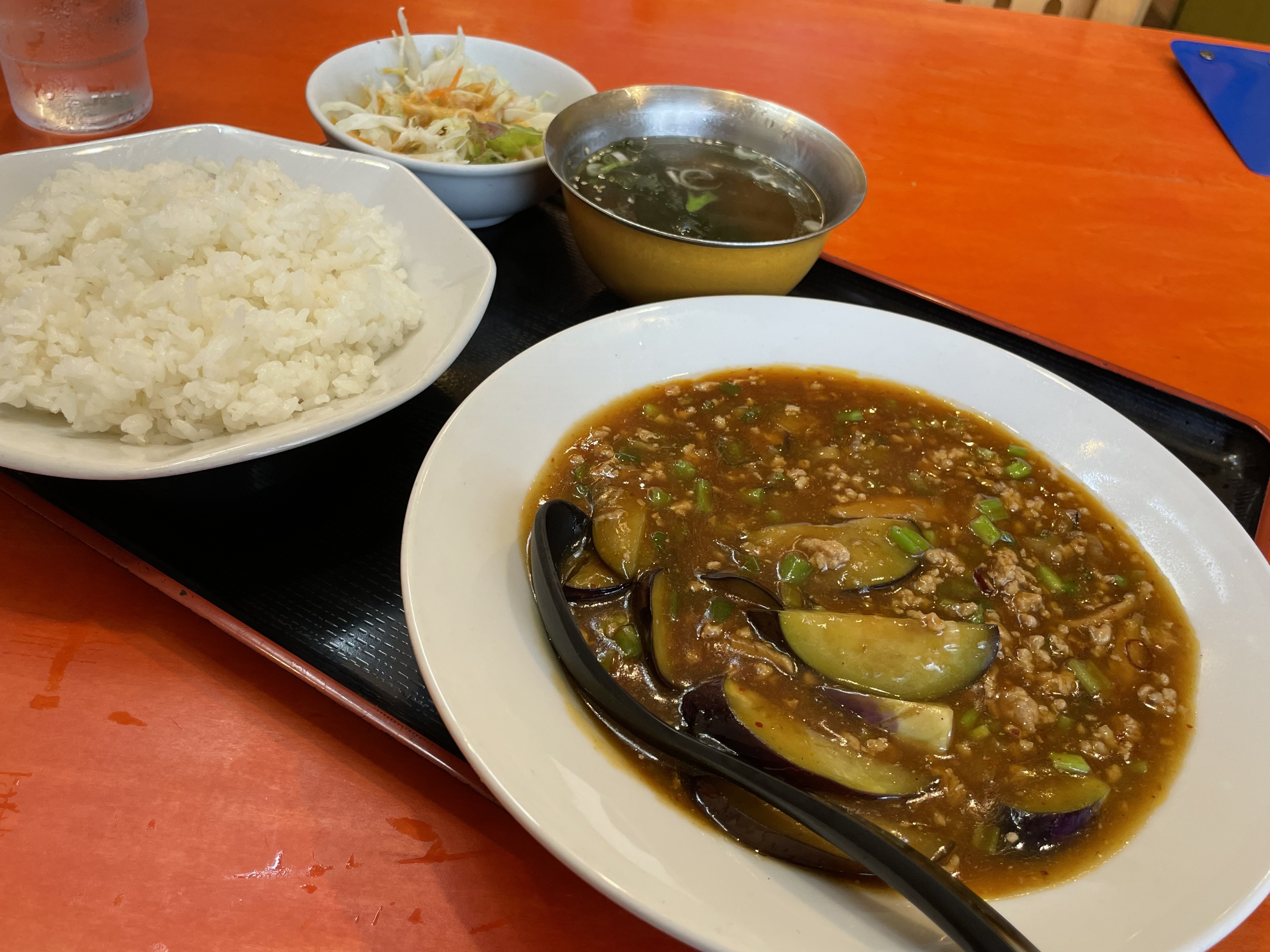 【麻婆茄子定食】